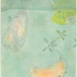 watercolor on paper  あけび 460×680